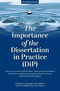 bokomslag Importance of the Dissertation in Practice (DiP)