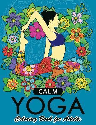 Clam Yoga Coloring Book for Adults: Relaxation and Mindfulness with Yoga Pose in the Garden flower with Animals 1