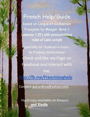 bokomslag French Help/Guide: Lessons with pronunciation rules of Latin script