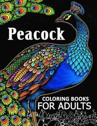 bokomslag Peacock coloring books for adult: Adults Coloring Book