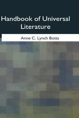 bokomslag Handbook of Universal Literature