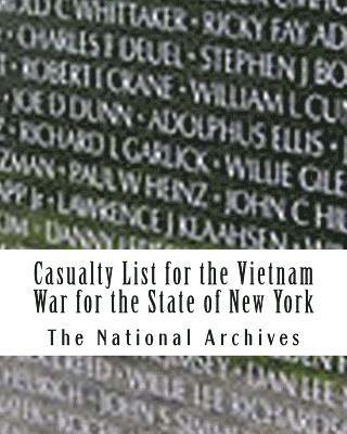 The National Archives - Casualty List for the Vietnam War for the State of New York, Häftad