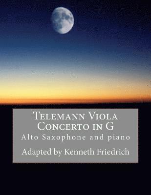 Telemann Viola Concerto in G - alto sax version 1