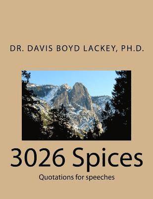 3026 Spices: Quotations for speeches 1