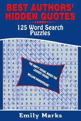 bokomslag Best Authors' Hidden Quotes - 125 Word Search Puzzles