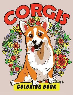 Tiny Cactus Publishing - Corgis Coloring Book: Dog Coloring Book for Adults, Häftad