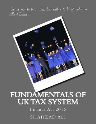 Shahzad Ali - Fundamentals of UK Tax System, Häftad