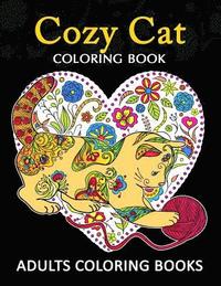 bokomslag Adults Coloring Book: Cozy Cat coloring book