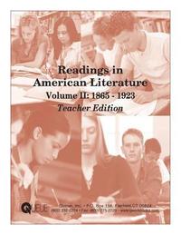 bokomslag Readings in American Literature Volume II: 1865 - 1923 Teacher Edition