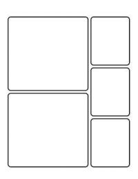 bokomslag Comic Strips Vol IV - Create Your Own Comic Book & Cover: Rounded Corners, 100 Pages, 8.5 x 11, Soft Cover