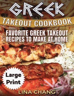 bokomslag Greek Take-Out Cookbook ***Large Print Edition***