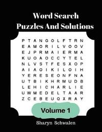 bokomslag Word Search Puzzles And Solutions Volume 1: Large-Print Easy Fun Games Word Finds Theme 50 Puzzles Books