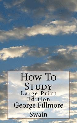 bokomslag How To Study: Large Print Edition