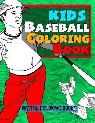 bokomslag Kids Baseball Coloring Book