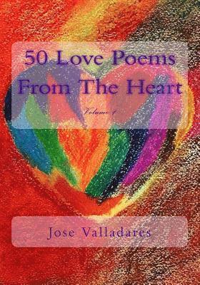Jose Valladares - 50 Love Poems From The Heart, Häftad