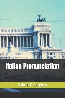 bokomslag Italian Pronunciation