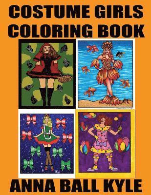 bokomslag COSTUME GIRLS Coloring Book