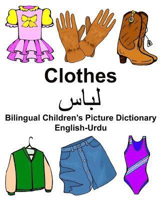 bokomslag English-Urdu Clothes Bilingual Children's Picture Dictionary