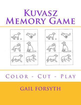 bokomslag Kuvasz Memory Game: Color - Cut - Play