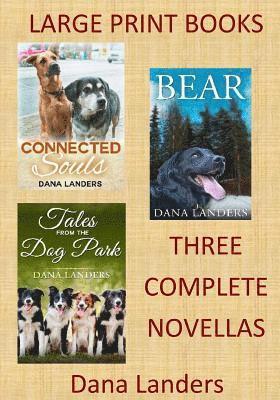 bokomslag Large Print Books: 3 Complete Novellas: Large Type Books for Seniors