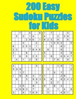 bokomslag 200 Easy Sudoku Puzzles for Kids: Classic 9x9 Grids