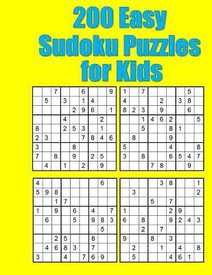 200 Easy Sudoku Puzzles for Kids: Classic 9x9 Grids 1