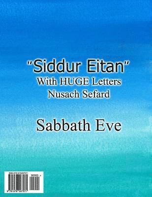 bokomslag Siddur Eitan: Sabbath Eve