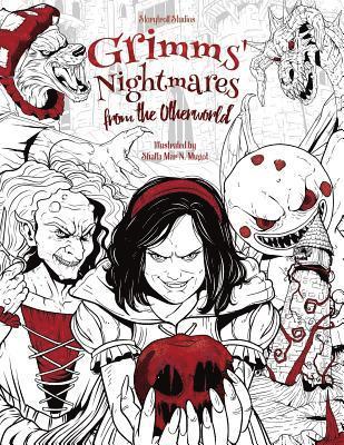 bokomslag Grimms' Nightmares from the Otherworld: Adult Coloring Book (Horror, Halloween, Classic Fairy Tales, Stress Relieving)