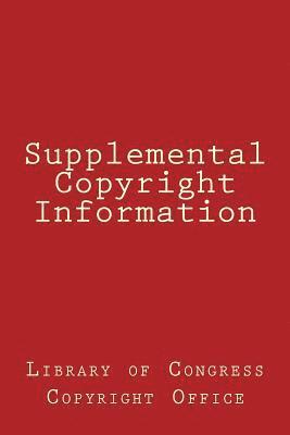 bokomslag Supplemental Copyright Information