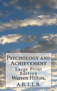 bokomslag Psychology and Achievement: Large Print Edition