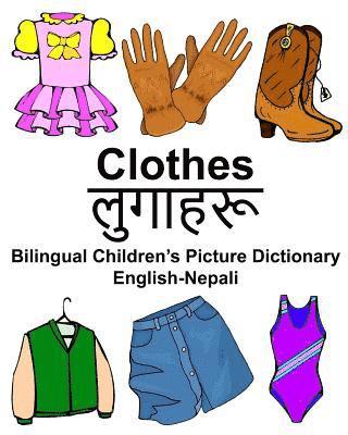 English-Nepali Clothes Bilingual Children's Picture Dictionary 1