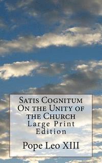 bokomslag Satis Cognitum On the Unity of the Church: Large Print Edition