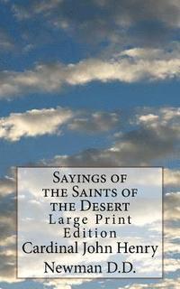 bokomslag Sayings of the Saints of the Desert: Large Print Edition