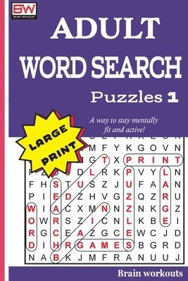 bokomslag ADULT WORD SEARCH Puzzles 1