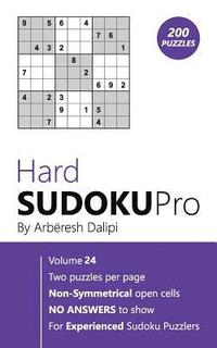 bokomslag Hard Sudoku Pro