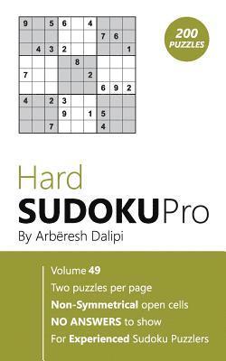 bokomslag Hard Sudoku Pro