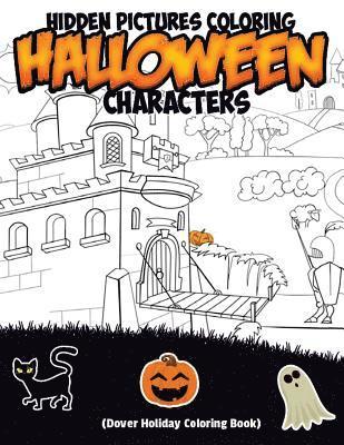 Hidden Pictures Coloring Halloween Characters (Dover Holiday Coloring Book) 1