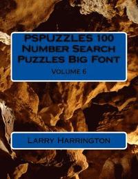 bokomslag PSPUZZLES 100 Number Search Puzzles Big Font Volume 6