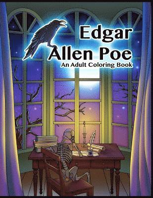 bokomslag Edgar Allen Poe - An Adult Coloring Book