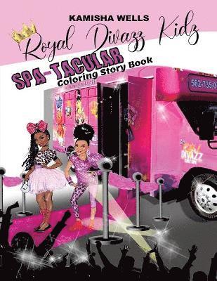 Royal Divazz Kidz Spa-Tacular Coloring Story Book 1