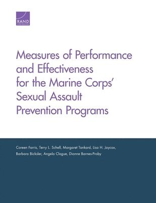 Coreen Farris, Terry L Schell, Margaret Tankard, Lisa H Jaycox, Barbara Bicksler, Angela Clague, Dionne Barnes-Proby - Measures of Performance and Effectiveness for the Marine Corps' Sexual Assault Prevention Programs, Häftad