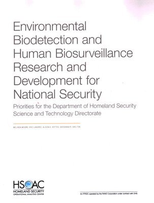 Melinda Moore, Eric Landree, Alison K Hottes, Shoshana R Shelton - Environmental Biodetection and Human Biosurveillance Research and Development for National Security, Häftad