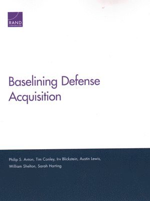 bokomslag Baselining Defense Acquisition