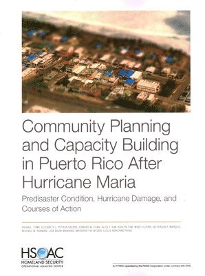 bokomslag Community Planning and Capacity Building in Puerto Rico After Hurricane Maria