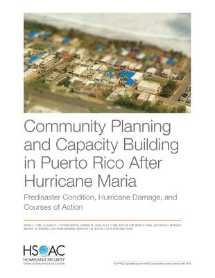 Community Planning and Capacity Building in Puerto Rico After Hurricane Maria 1