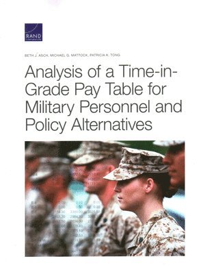 Beth J Asch, Michael G Mattock, Patricia K Tong - Analysis of a Time-In-Grade Pay Table for Military Personnel and Policy Alternatives, Häftad