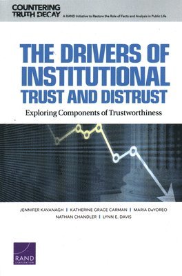 Jennifer Kavanagh, Katherine Grace Carman, Maria Deyoreo, Nathan Chandler, Lynn E Davis - Drivers of Institutional Trust and Distrust, Häftad