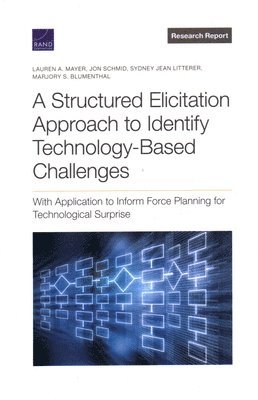 Lauren A Mayer, Jon Schmid, Sydney Jean Litterer, Marjory S Blumenthal - Structured Elicitation Approach to Identify Technology-Based Challenges, Häftad