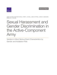 bokomslag Sexual Harassment and Gender Discrimination in the Active-Component Army