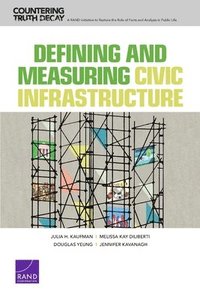 bokomslag Defining and Measuring Civic Infrastructure